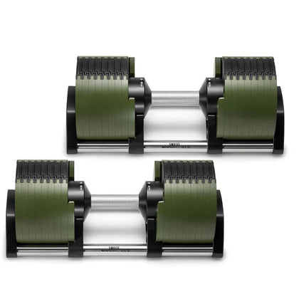 Nuobells - 5-80lb Adjustable Dumbbell Pair - Tactical