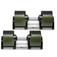 Nuobells - 5-80lb Adjustable Dumbbell Pair - Tactical