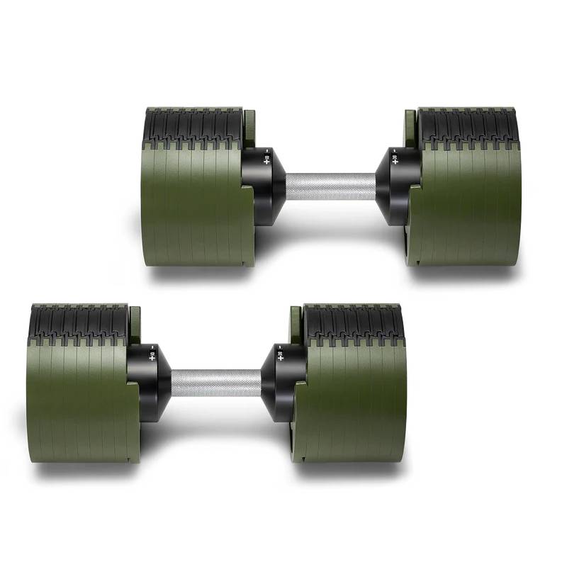 Nuobells - 5-80lb Adjustable Dumbbell Pair - Tactical