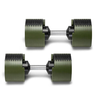 Nuobells - 5-80lb Adjustable Dumbbell Pair - Tactical