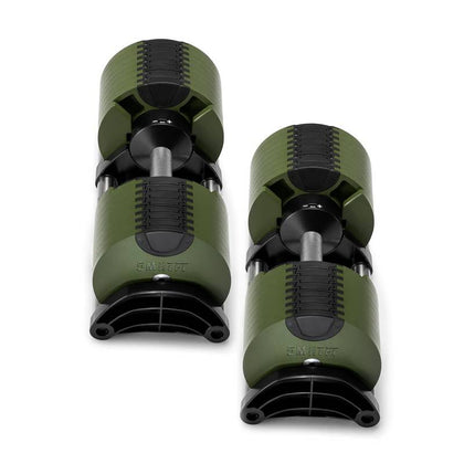 Nuobells - 5-80lb Adjustable Dumbbell Pair - Tactical