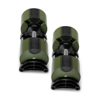 Nuobells - 5-80lb Adjustable Dumbbell Pair - Tactical
