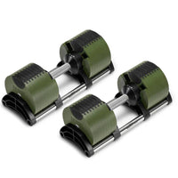 Nuobells - 5-80lb Adjustable Dumbbell Pair - Tactical