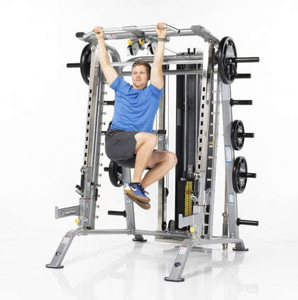 TuffStuff Fitness EVOLUTION SMITH MACHINE / HALF CAGE ENSEMBLE (CSM-725WS)