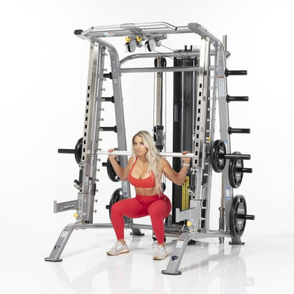 TuffStuff Fitness EVOLUTION SMITH MACHINE / HALF CAGE ENSEMBLE (CSM-725WS)