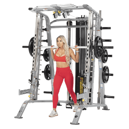 TuffStuff Fitness EVOLUTION SMITH MACHINE / HALF CAGE ENSEMBLE (CSM-725WS)