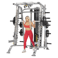 TuffStuff Fitness EVOLUTION SMITH MACHINE / HALF CAGE ENSEMBLE (CSM-725WS)