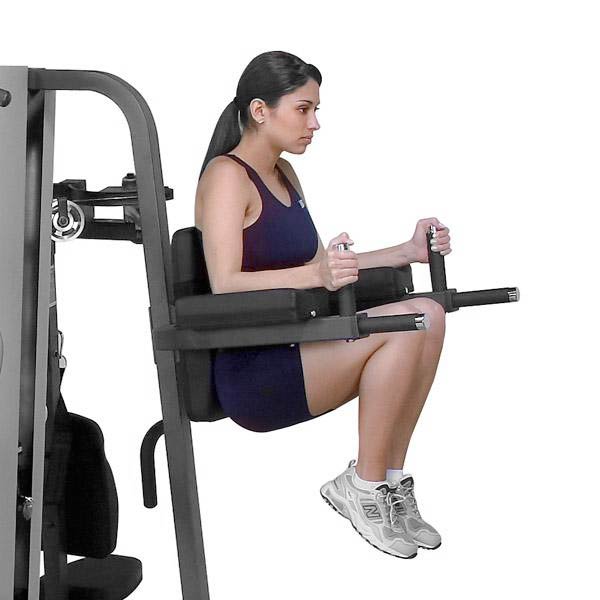 Body-Solid Vertical Knee Raise and Dip Station for G9S