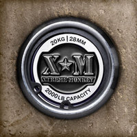 XM Fitness 320lbs Urethane Bumper Plate Kit