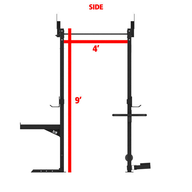 XM Fitness 14-4 Free Standing Fully Loaded Rig