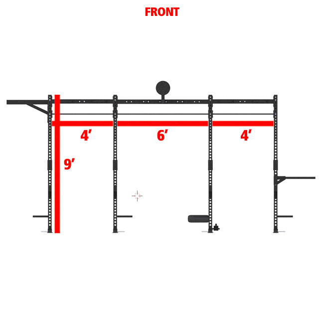 XM Fitness 14-6 Fully Loaded Free Standing Rig