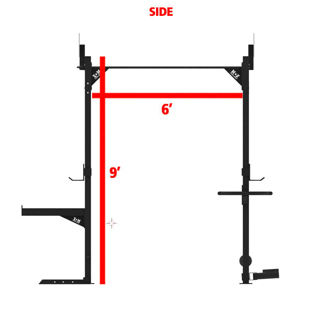 XM Fitness 14-6 Fully Loaded Free Standing Rig