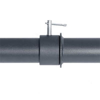 XM FITNESS Black Steel Swiss Bar Angled