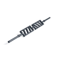XM FITNESS Black Steel Swiss Bar Angled