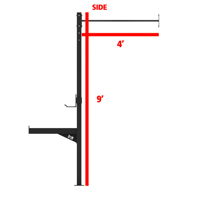 XM FITNESS 4-4 Wall Mount Rig V2