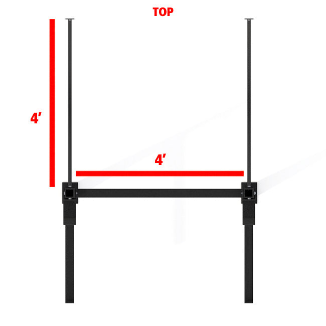 XM FITNESS 4-4 Wall Mount Rig V2